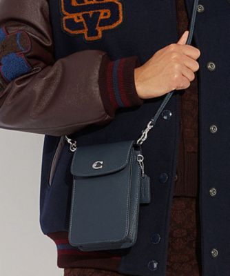 【新品未使用】coach レザー　携帯バッグ　フォーンクロスボディ　正規品